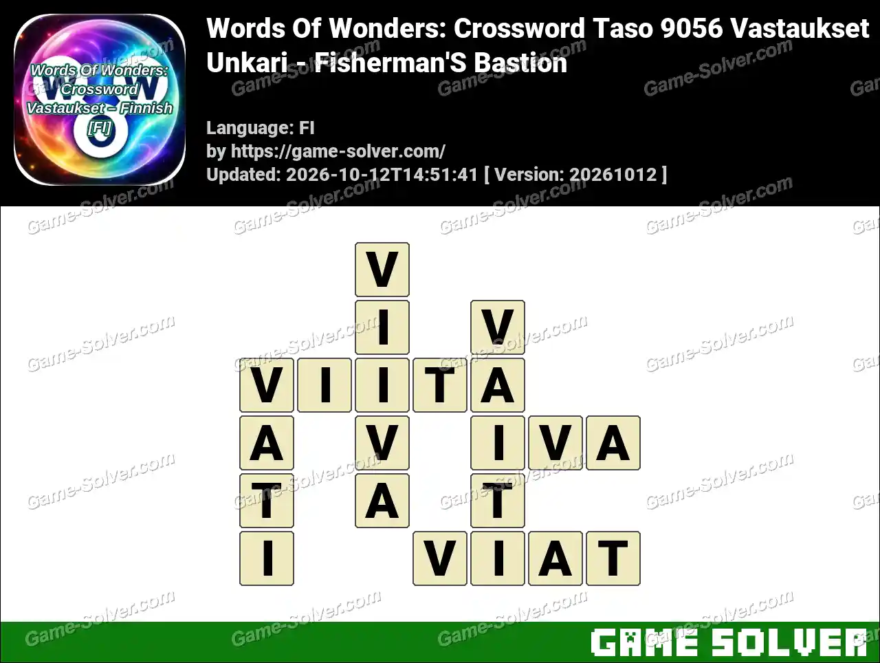 Words Of Wonders: Crossword Taso 9056 Vastaukset – Unkari – Fisherman’S Bastion